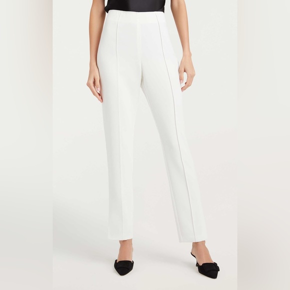 Cinq à Sept White Brianne Pants - Picture 1 of 11